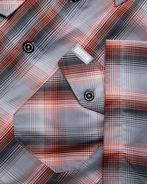 DRAGSTRIP BAMBOO SHORT SLEEVE BUTTON UP - MENS